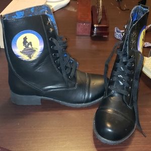 New Little Mermaid combat boots